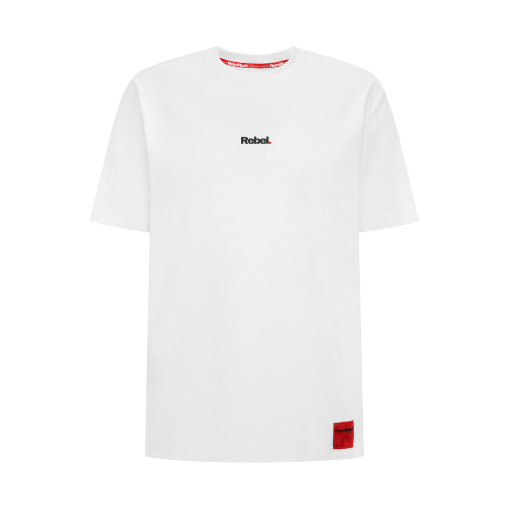RebelRush Oversize Streetwear Rebel. T-shirt White SOLD OUT - ostatnie sztuki - obrazek 4