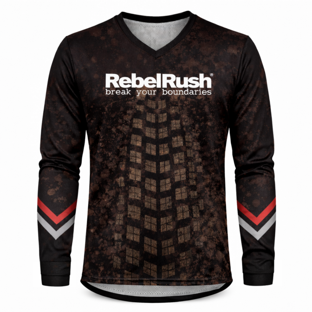 RebelRush MX ROOST Black — bluza cross motocross front