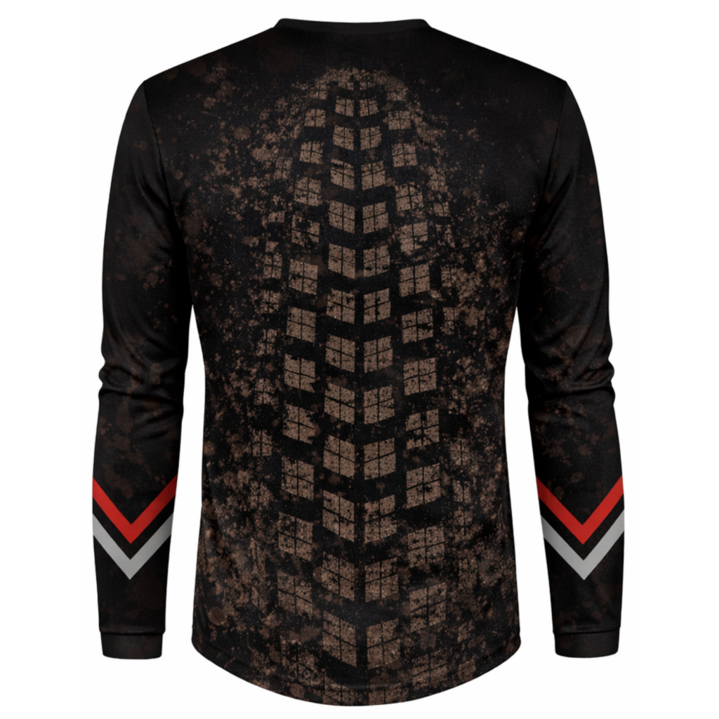RebelRush MX ROOST Black — bluza cross widok tył