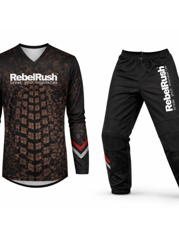 Komplet Bluza MX + Spodnie ROOST RebelRush Black 2026