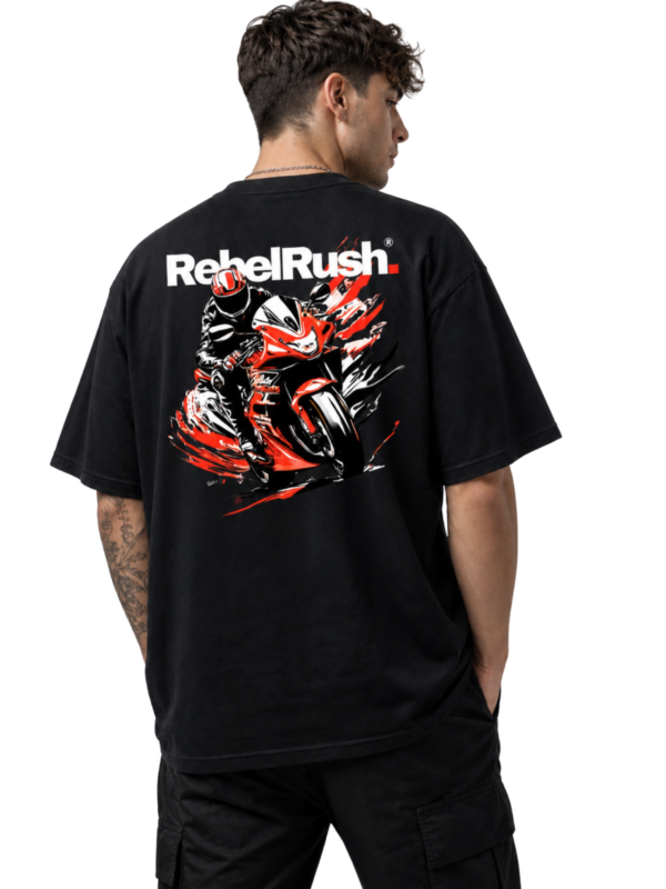 RebelRush Oversize Streetwear Rebel. T-shirt Black SOLD OUT - ostatnie sztuki